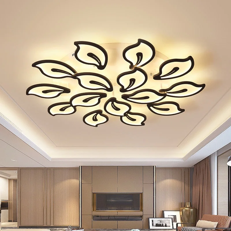 Modern LED Ceiling Lights For Living Room Acrylic Bedroom Lamp Home Decor Plafon Kitchen Fixtures With Remote Dimmable