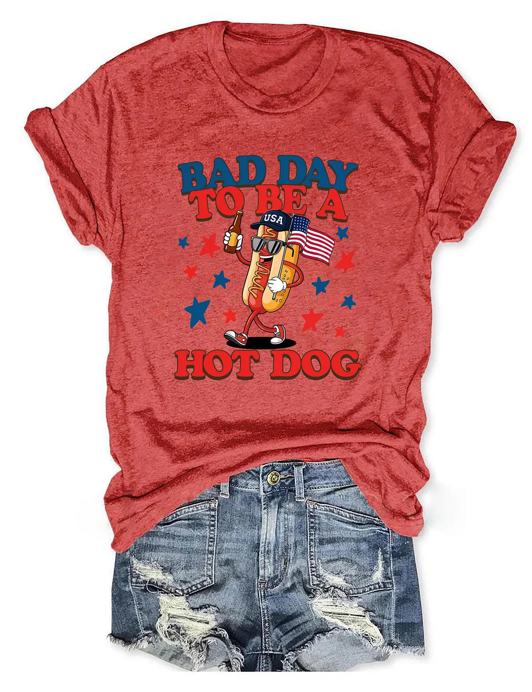 Bad Day to Be a Hot Dog T-shirt