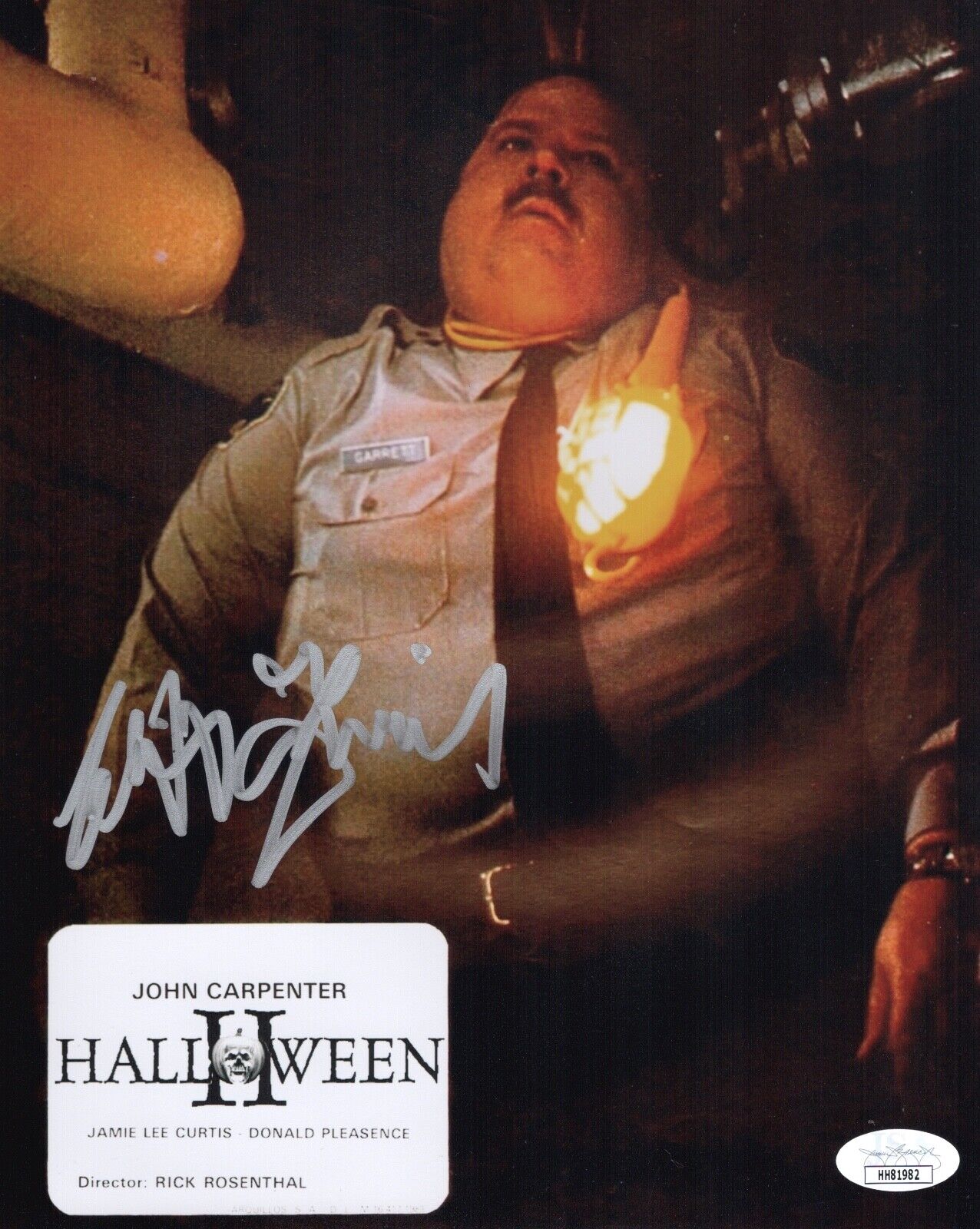 CLIFF EMMICH Signed HALLOWEEN ll 8X10 Photo Poster painting IN PERSON Autograph JSA COA Cert