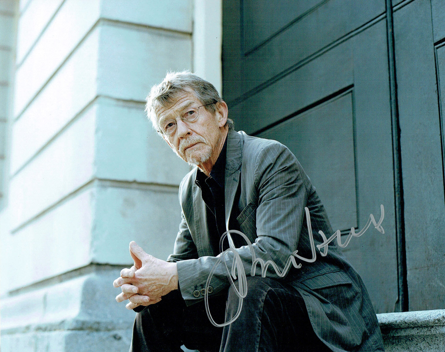 John HURT SIGNED Autograph 10x8 Photo Poster painting AFTAL COA British Actor