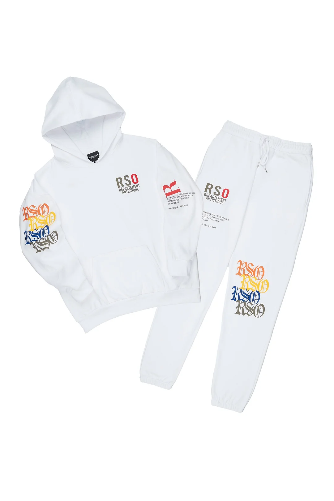 Payshins White Hoodie Trackset