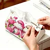 DIY Diamond Painting Creative Design Leather Handmade Tissue Holder Rhinestones Decorative Tissue Box Craft Kits