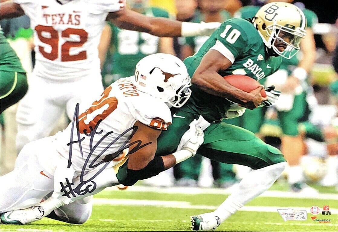 ALEX OKAFOR TEXAS HAND SIGNED AUTOGRAPHED 8X10 Photo Poster painting WITH FANATICS COA 5