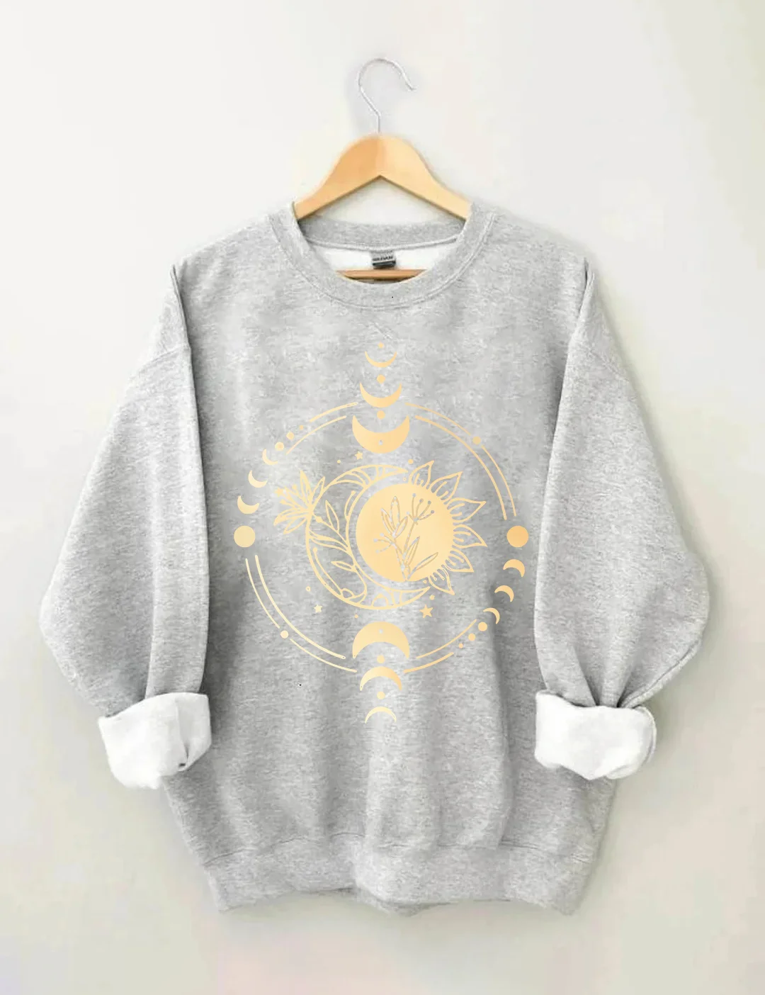 Shiny Mysterious Moon Phase Sweatshirt