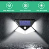 100LED Solar Wall Lamp Outdoor Waterproof Wide Angle Motion Sensor Lights