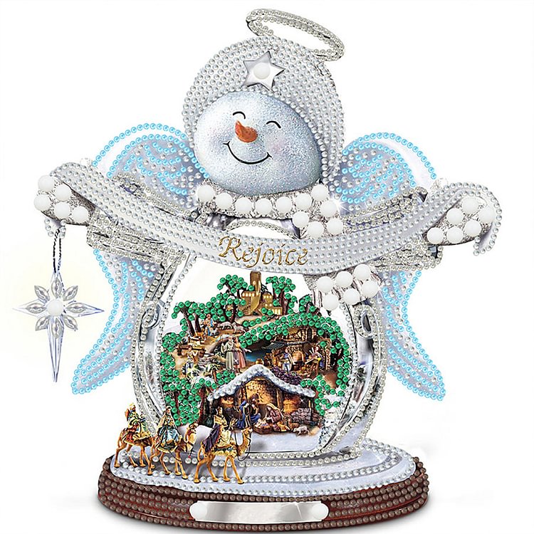 Peinture au diamant - Strass en cristal - Bonhomme de neige de Noël