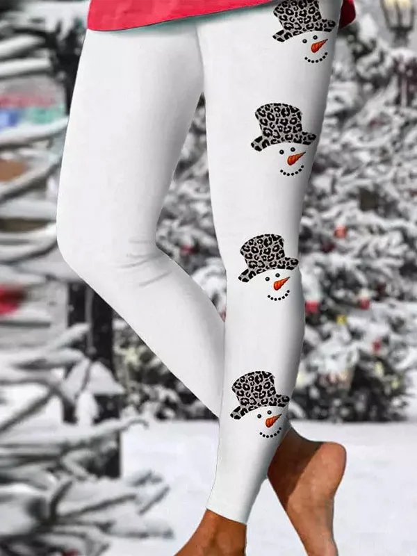 Christmas Snowman Leggings