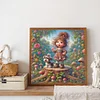 Diamond Painting -DIY Round Drill Girl(40x40cm)