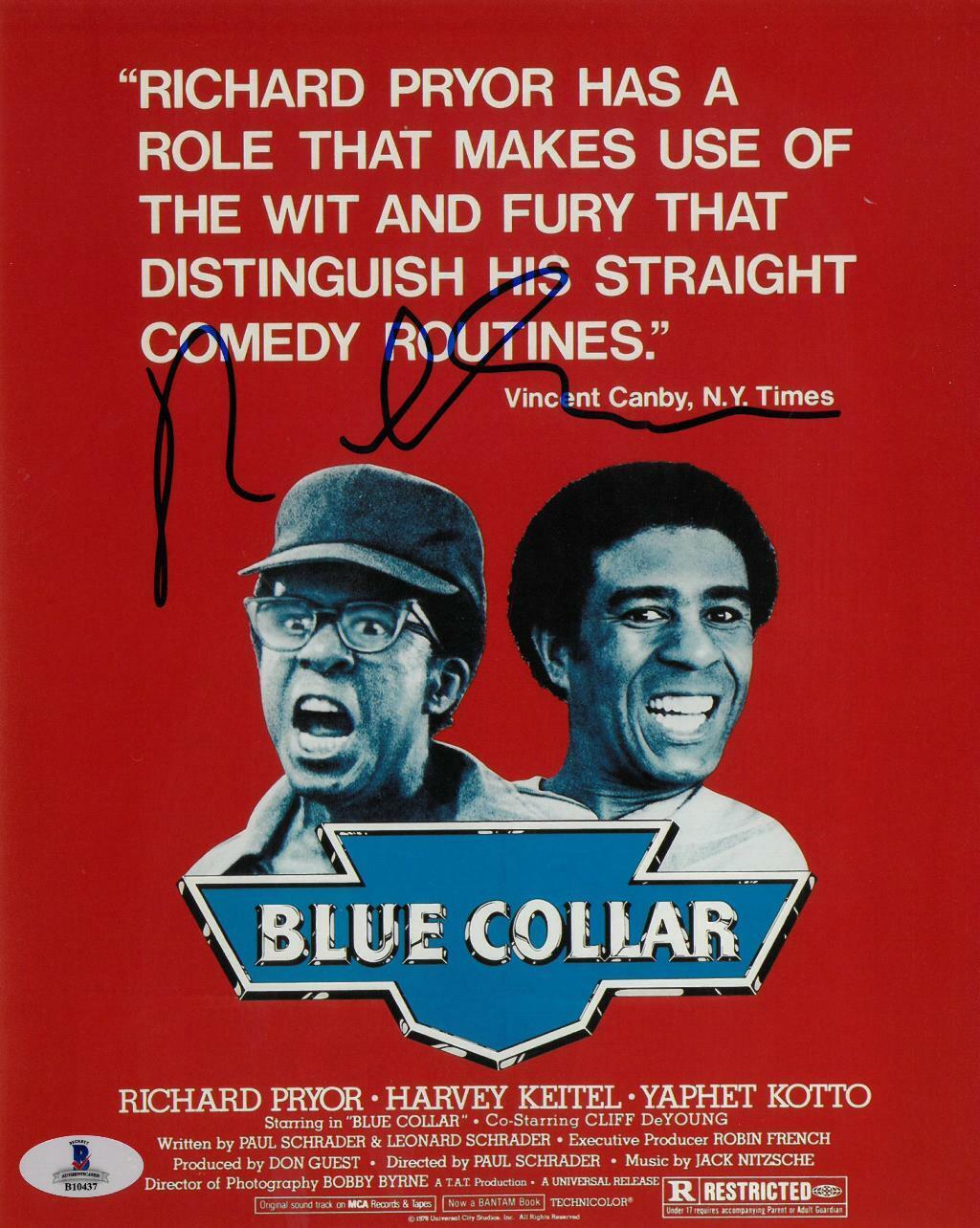 Paul Schrader Signed Blue Collar Authentic Autographed 8x10 Photo Poster painting BECKETT#B10437