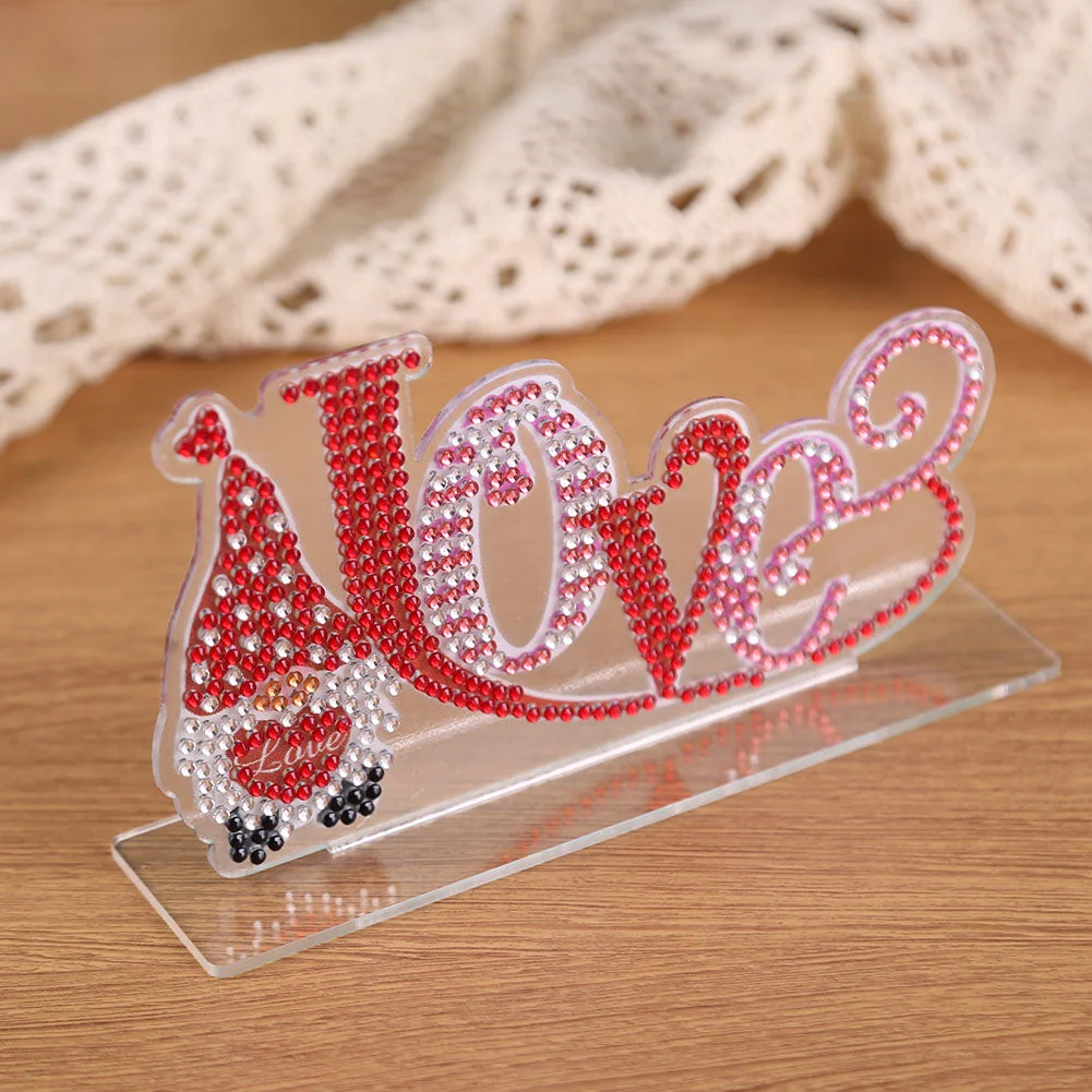 Crystal Valentines Day Diy Diamond Painting Desk Ornaments Kits