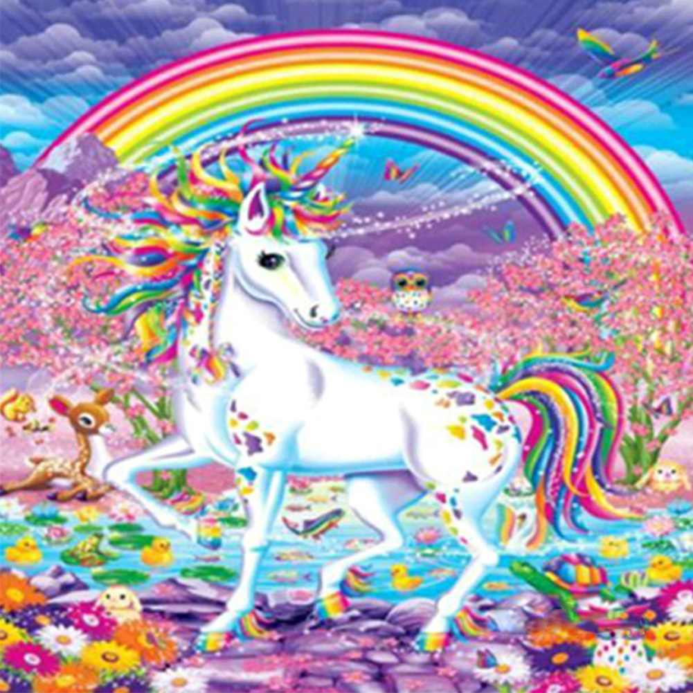 

Rainbow Unicorn - Round Drill Diamond Painting - 40*40CM, 501 Original