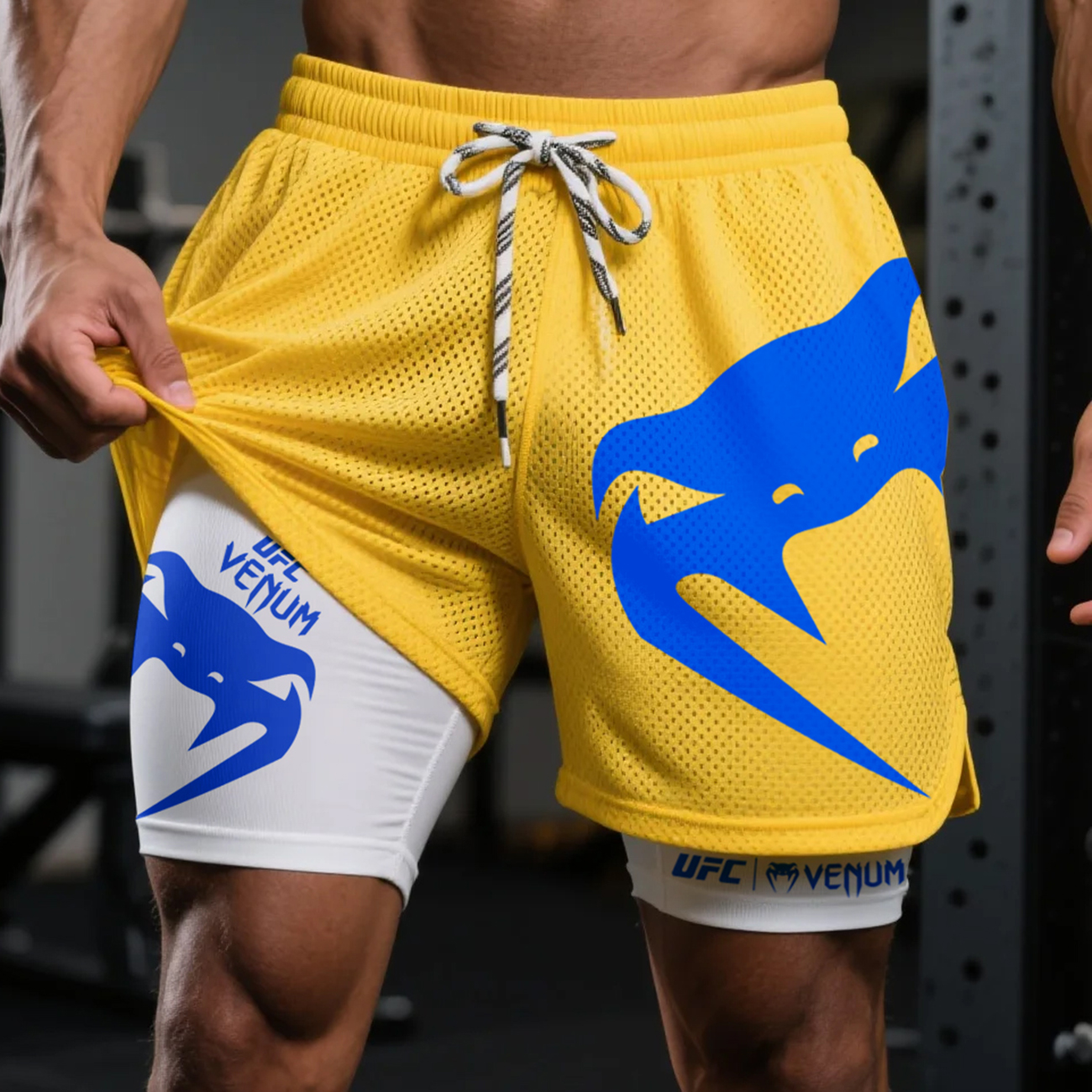  Athletic Shorts with Bold Graphic Design for Fitness Enthusiasts