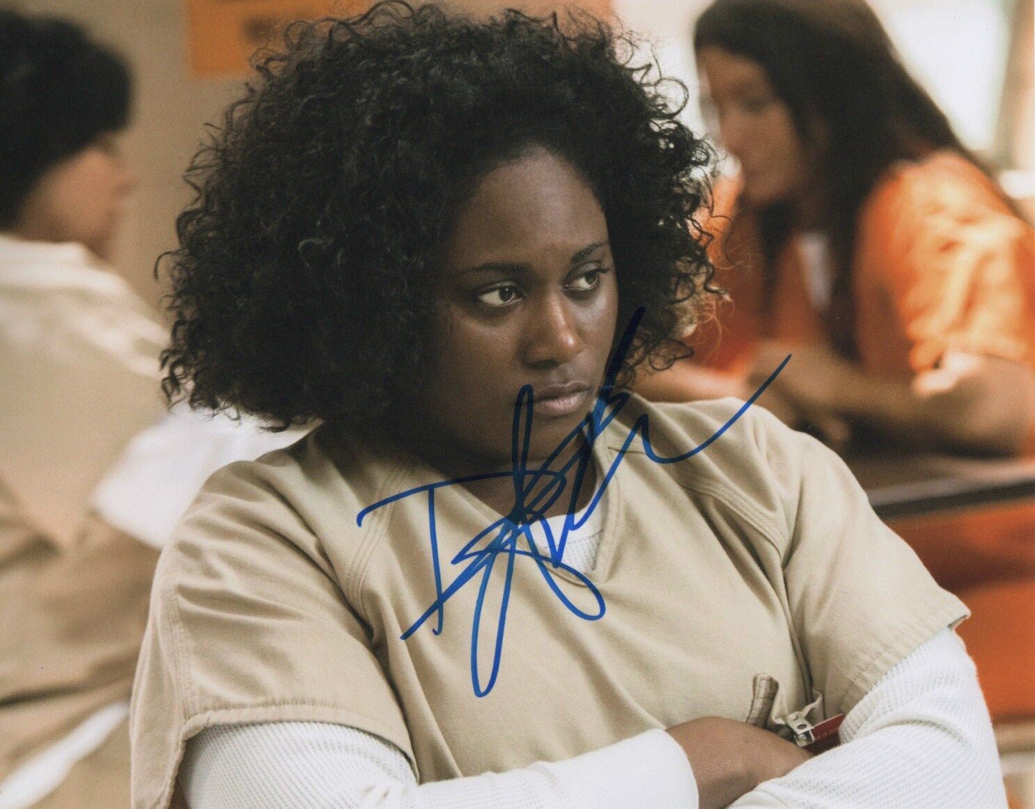 GFA Orange Is the New Black * DANIELLE BROOKS * Signed 8x10 Photo Poster painting AD7 PROOF COA