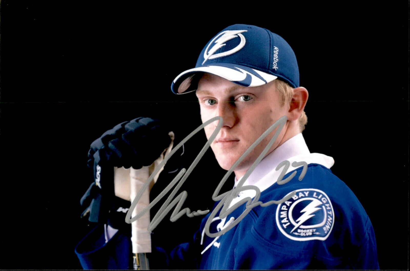 Matthew Matt Spencer SIGNED 4x6 Photo Poster painting TAMPA BAY LIGHTNING