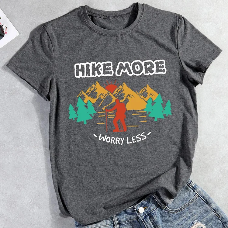 PSL Hike More Worry Less Hiking Tee Tee -012291