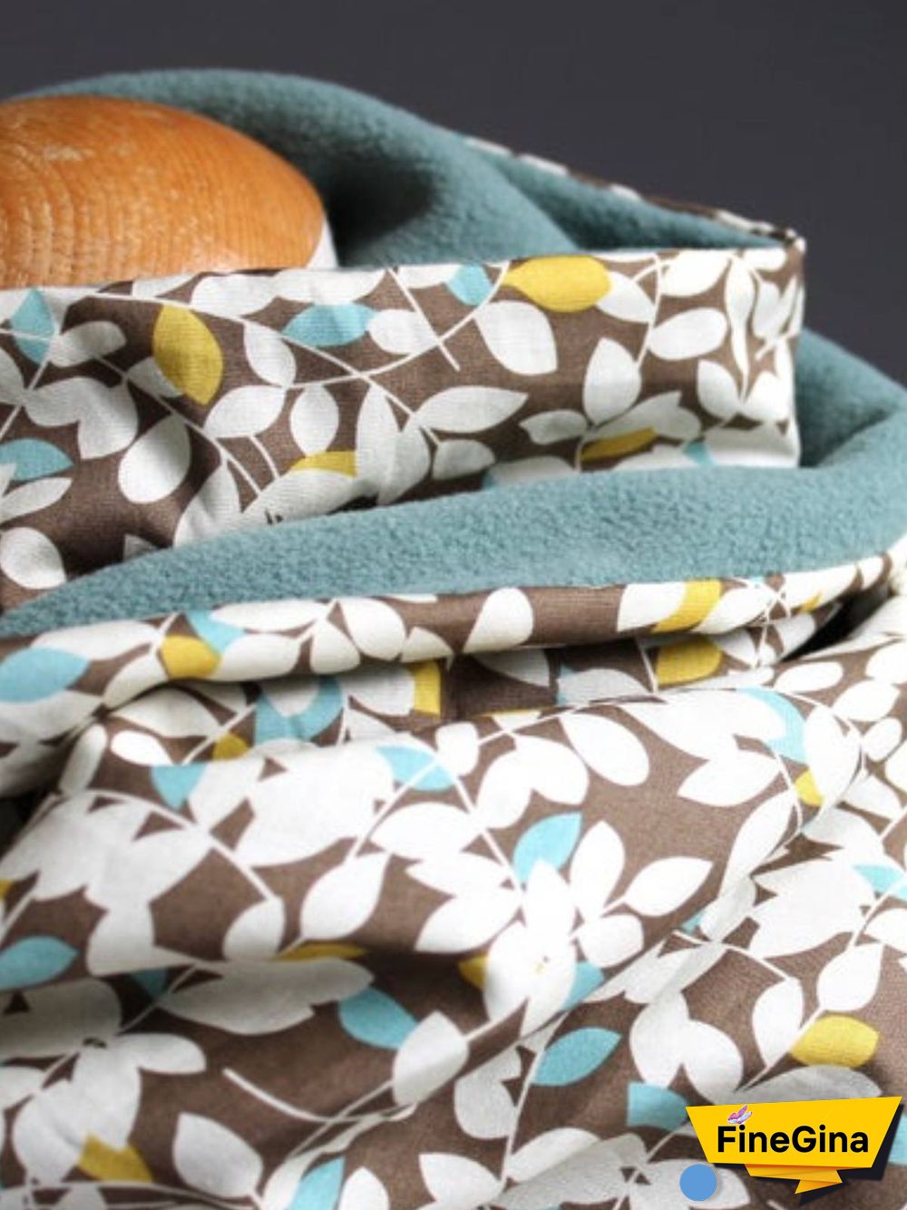 Multicolor Casual Cotton-Blend Floral-Print Scarf