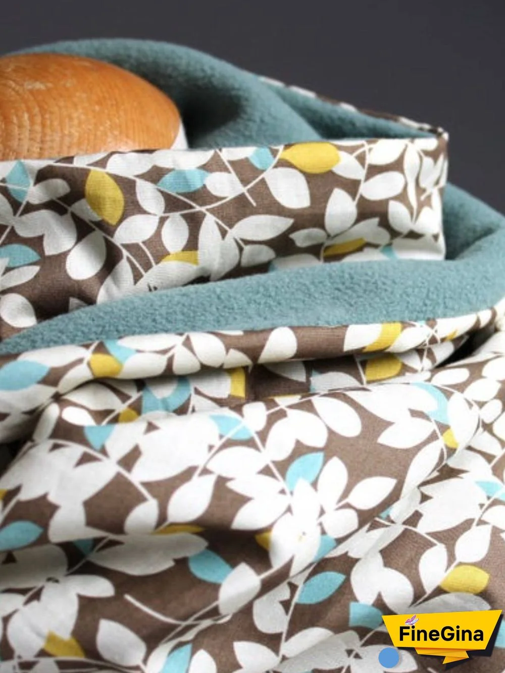 Multicolor Casual Cotton-Blend Floral-Print Scarf