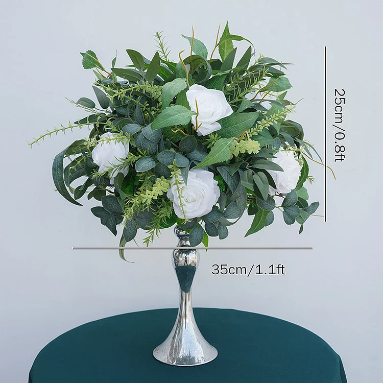 A8759 Wedding Reception Backdrop Horn Arch Decor Arrangement Floral