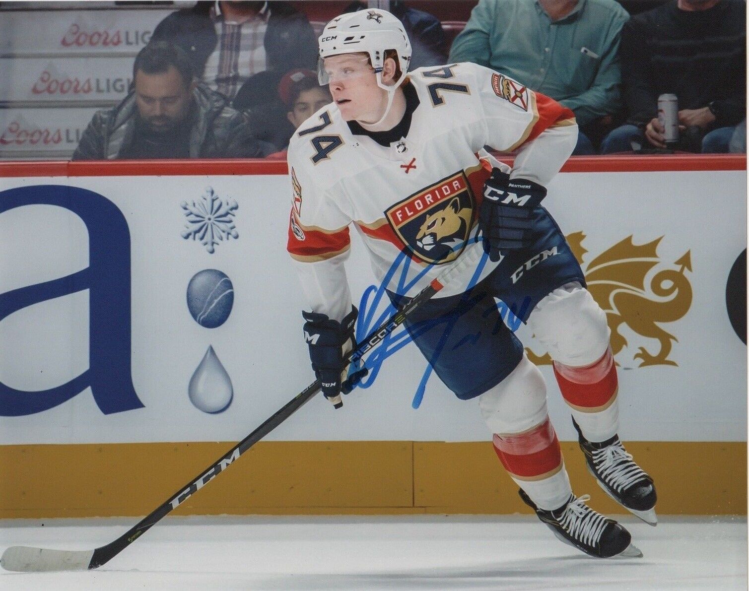 Florida Panthers Owen Tippett Signed Autographed 8x10 Photo Poster painting COA