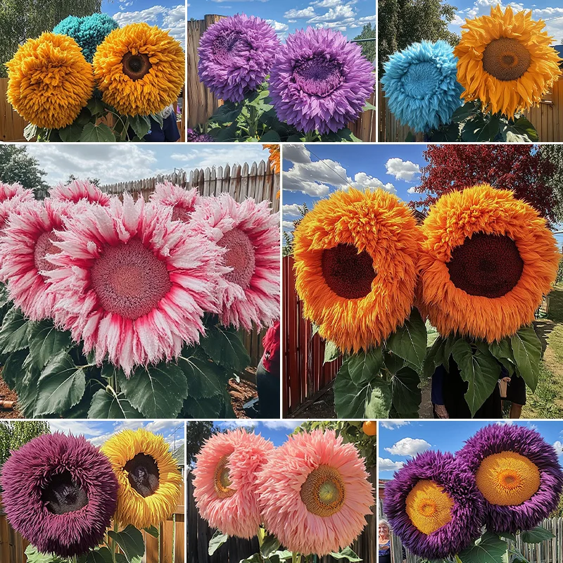 Enchanting Giant Teddy Bear Sunflower