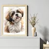 Shih Tzu Dog-11CT Stamped Cross Stitch 40*50cm/15.75*19.69in