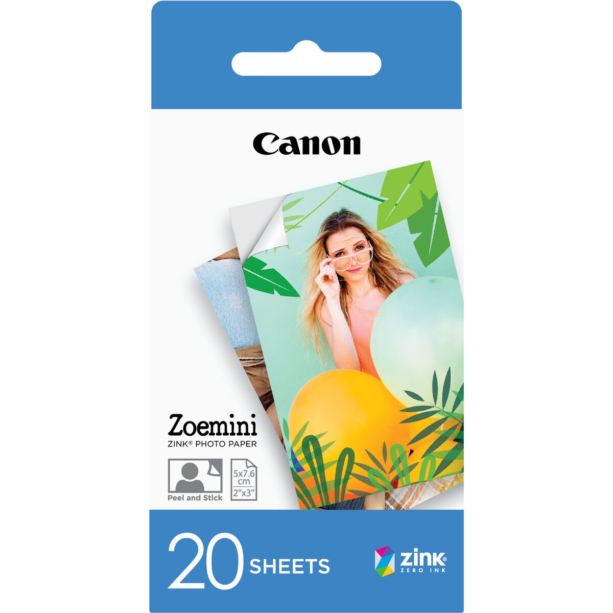 Glossy Photo Paper Canon Canon Zoemini ZINK Photo Paper - 20 Sheets 20 Sheets