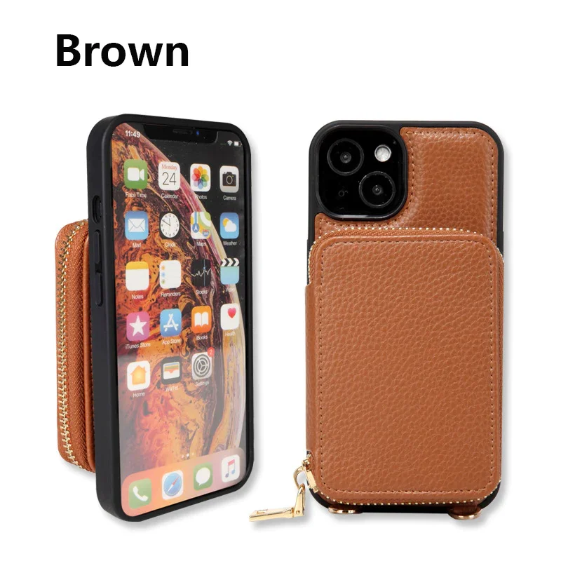 For iPhone13/14 Series  Wallet Mobile Phone Case