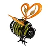 In-Sect Simulation Light with Elastic Spring Lights Decorations Figurine Solar Hanging Flying Insects Lamp for Outdoor