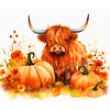Diamond Painting -DIY Round Drill Cattle Pumpkin(60x50cm)