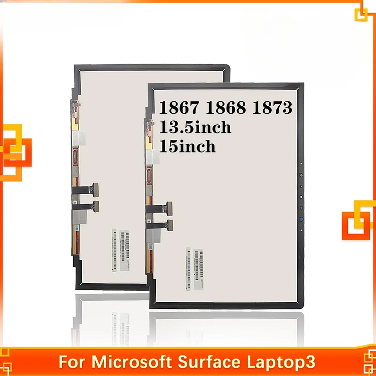 13.5" 15.0” For Microsoft Surface Laptop 3 LCD Display Touch Screen Digitizer Repair Parts For 1867 1868 1873 LCD 100% Tested
