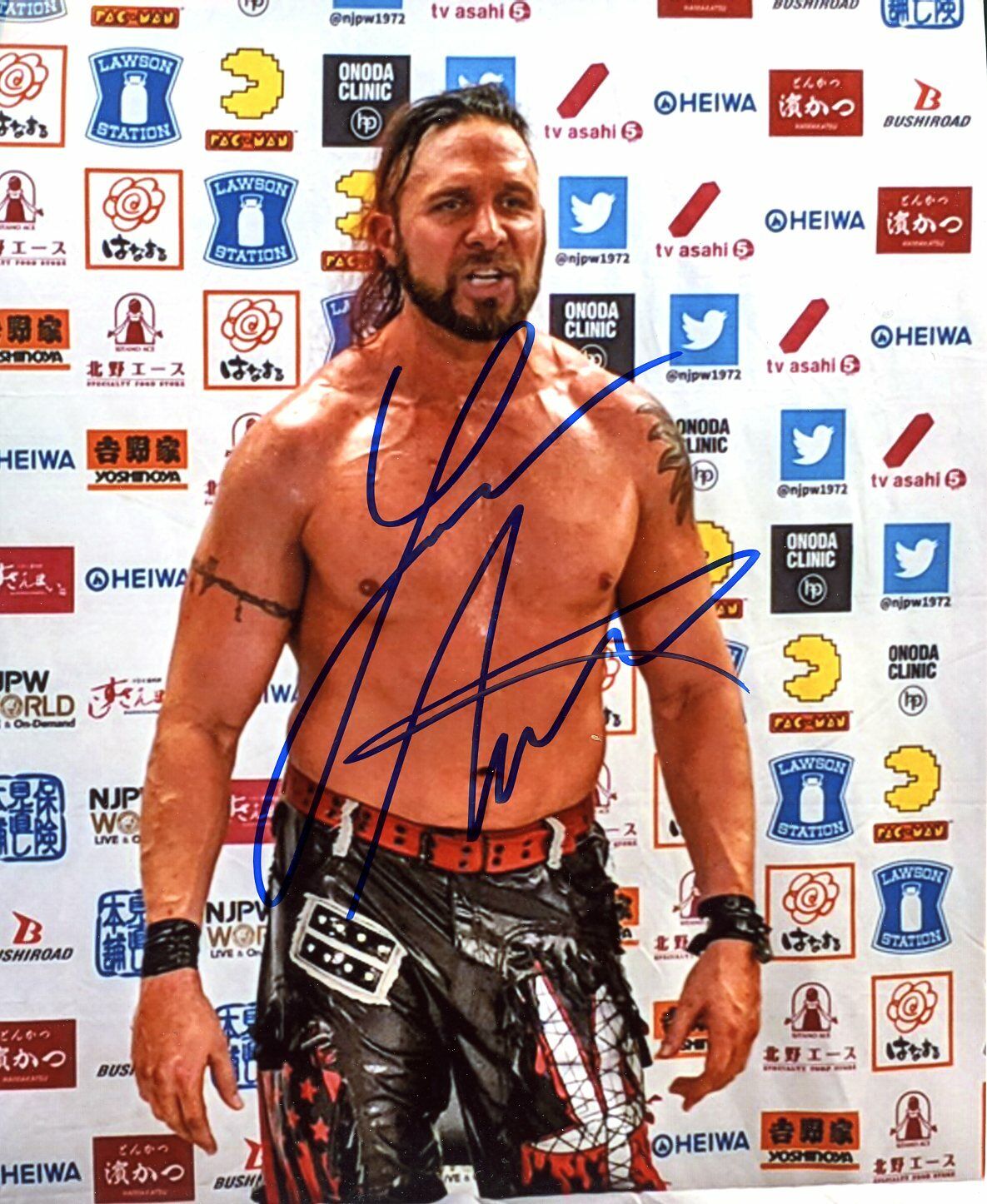 Lance Archer autographed 8x10 #15 TNA  Ship Vance Hoyt WWE AEW Murderhawk