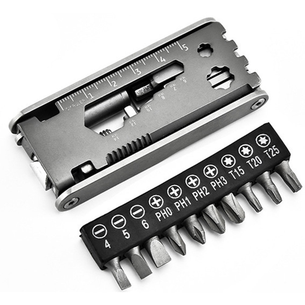 

15 in 1 Bicycle Repair Tools Kit Wrench Screwdriver Chain Repair Multitool, 501 Original