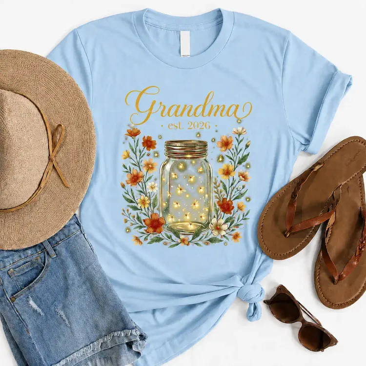 Personalized Grandma Est. 2026 T-Shirt