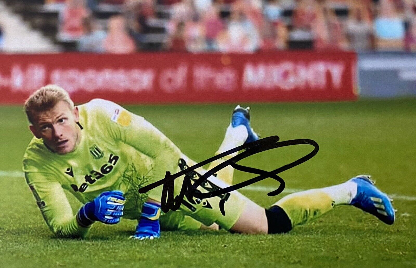 Adam Davies Genuine Hand Signed Stoke City 6X4 Photo Poster painting 3