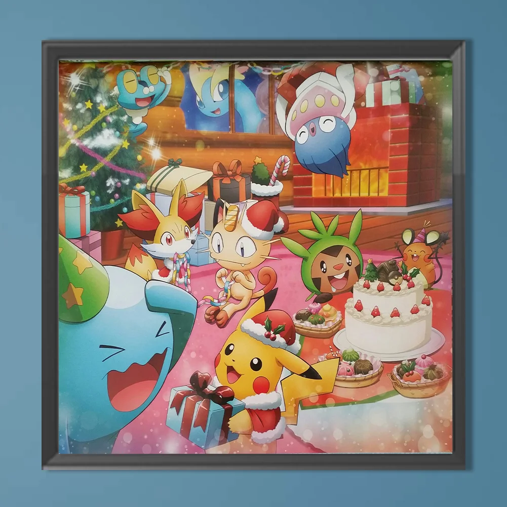 Diamond Painting - Full Round Drill - Pikachu(Canvas|40*40cm)