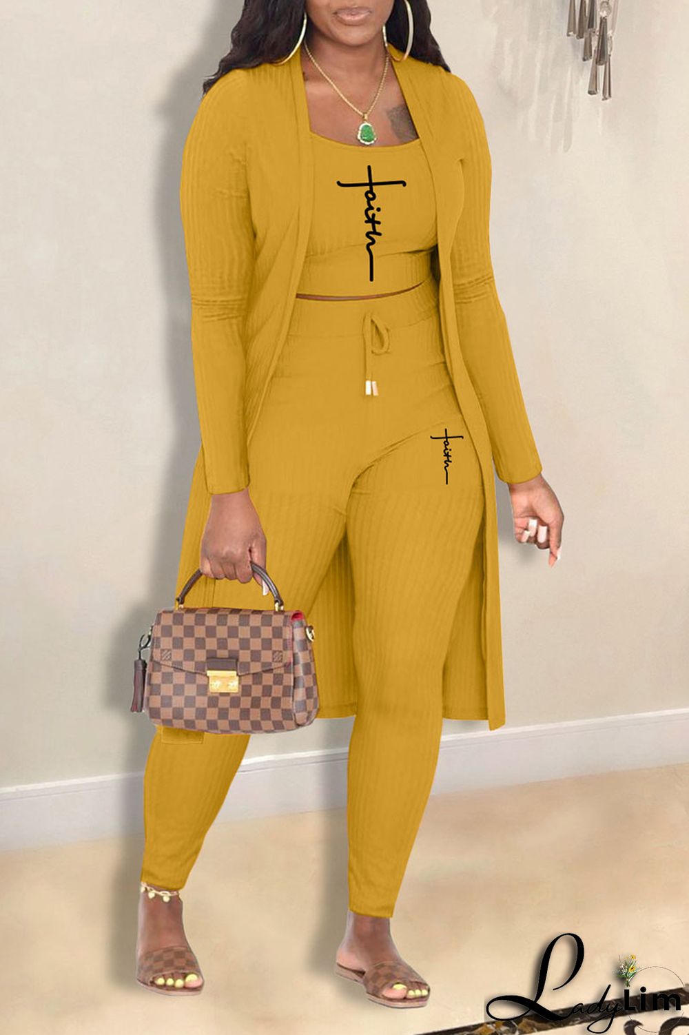 Blue Casual Print Patchwork U Neck Long Sleeve Two Pieces