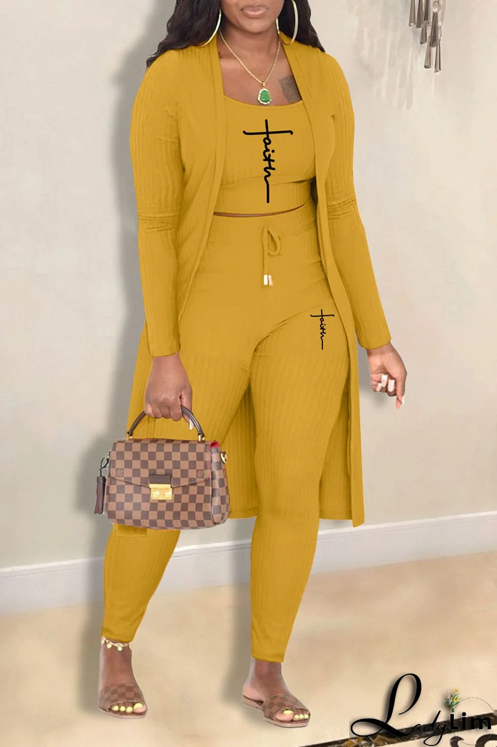 Blue Casual Print Patchwork U Neck Long Sleeve Two Pieces