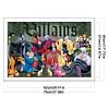 (Big Size)Disney Villains - 11CT Stamped Cross Stitch - 70*45cm - Disney