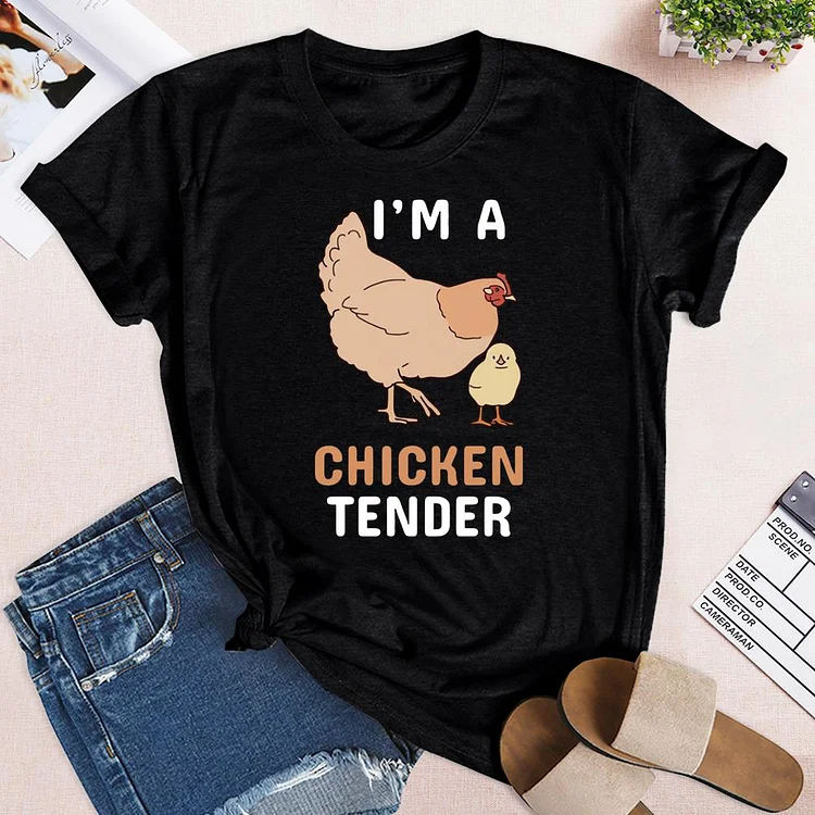 I’m A Chicken Tender Round Neck T-shirt-0018845