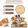 Bol en bois pour chien - 5d bricolage d&eacute;coration artisanale