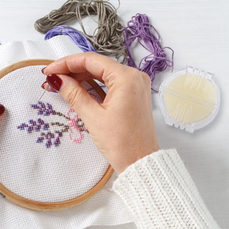 Hand sewn Embroidery Cross stitch Thread Wax Lubrication - Temu