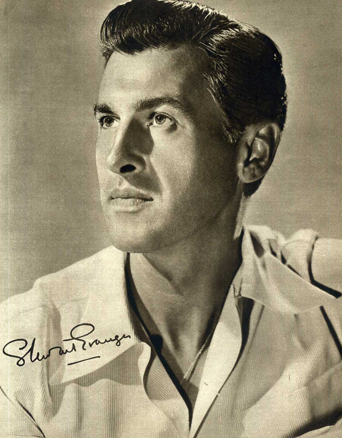 STEWART GRANGER Signed Photo Poster paintinggraph - Film Star Actor - preprint