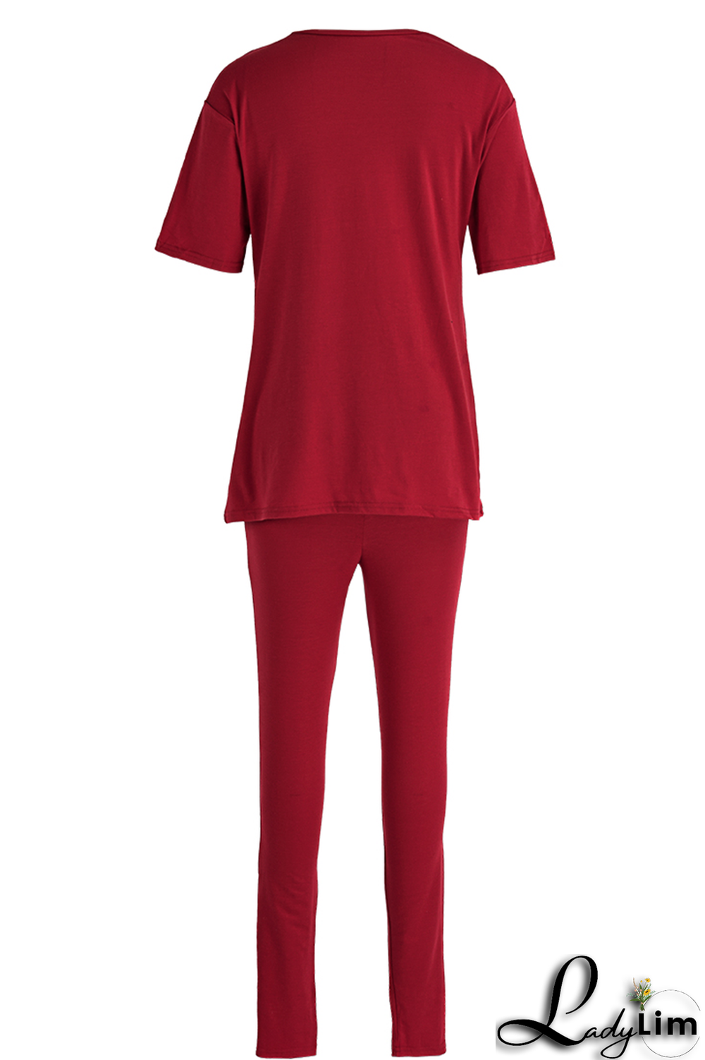 Black Sexy Solid Split Joint O Neck Plus Size