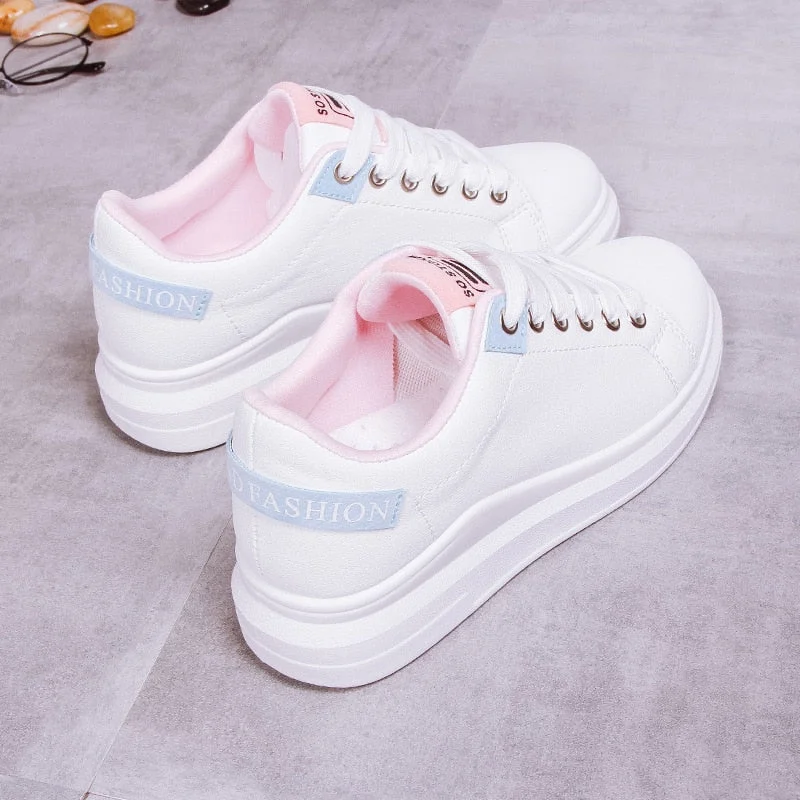 Fashion White Shoes for Woman Women Casual Loafers Fashion Sneakers Women Warm Low-cut Shoes Ladies New High Quality  Shoes