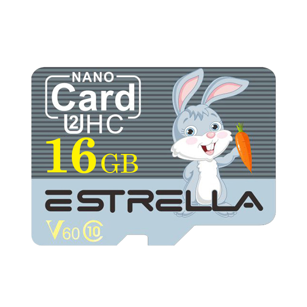 

TF Memory Card Cartoon Rabbit 128GB 64GB 32GB 16GB Class 10 U1 U2 TF Card, 16g, 501 Original