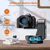 Soonpho M2 Motorized Rotating Panoramic Tripod Head, Remote Control Pan Tilt Head with Remote Control and Mobile Phone Clip for DSLR Cameras, Camcorders, Smartphones, Tripod