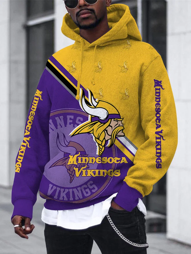 Minnesota Vikings
3D Printed Hooded Pocket Pullover Hoodie