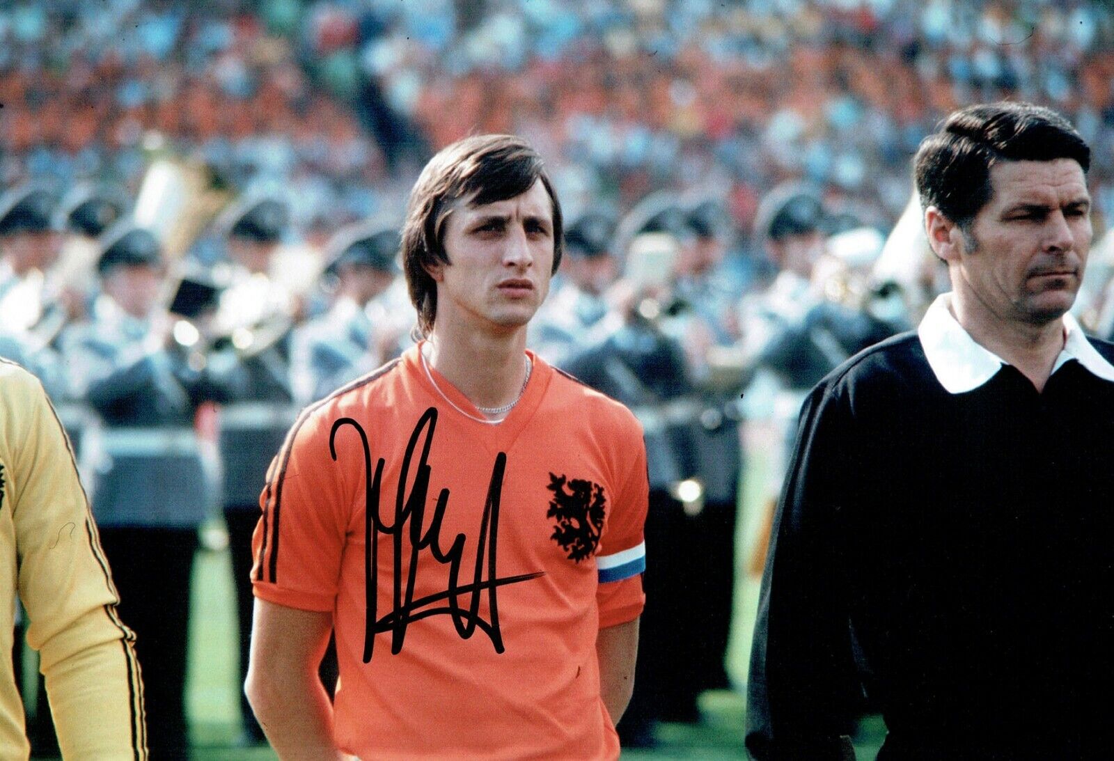 Johan CRUYFF Signed Autograph 12x8 Photo Poster painting AFTAL RDCOA Holland World Cup Image H