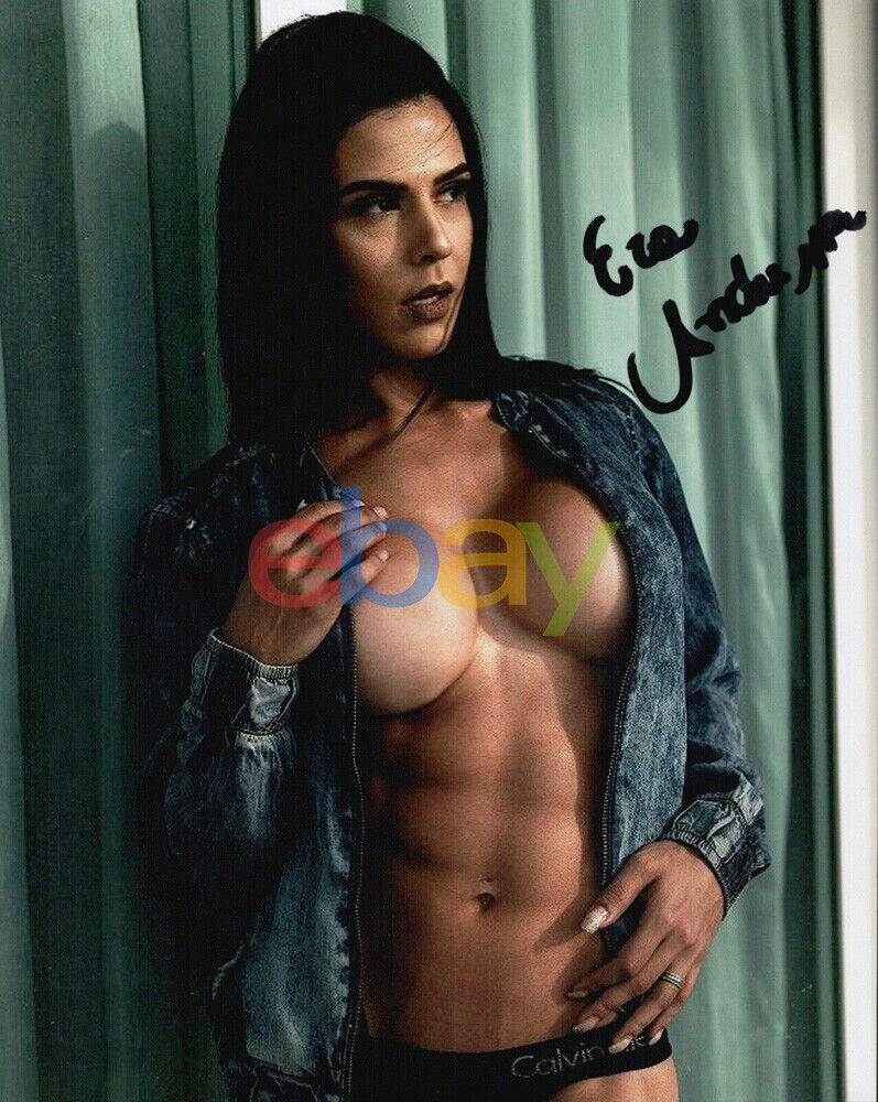 EVA ANDRESSA Signed BRAZILIAN MODEL Sexy 8x10 Photo Poster painting Autograph 1 reprint