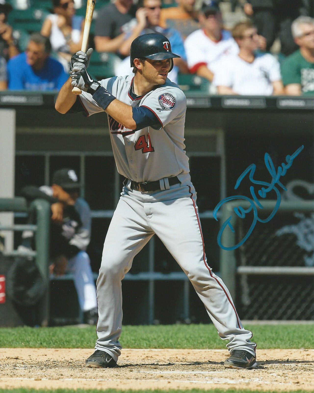 Drew Butera *MINNESOTA TWINS* Signed Autographed 8x10 Photo Poster painting B3 COA GFA